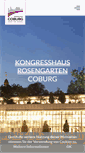 Mobile Screenshot of coburg-kongress.de